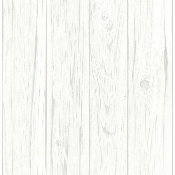 Inhome Barnwood Peel & Stick Wallpaper Whites & Off-Whites NH3551